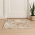 2' X 3' Black Faux Sheepskin Animal Print Washable Area Rug